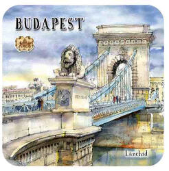 Czworka Parafa poháralátét, 1 db-os, Budapest (p0hala1-BU7)