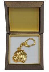 Art-Dog Bullmastiff aranyozott kutya kulcstartó díszdobozban, kulcstartó (5906111204748)