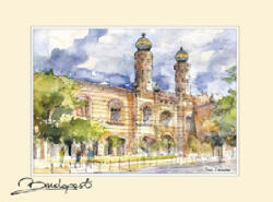 Czworka BU14 Reprodukció 15x21cm, Budapest