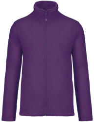 Kariban Uniszex FALCO cipzáras mikropolár pulóver, Kariban KA911, Purple-2XL (ka911pu-2xl)