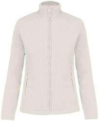 Kariban Női MAUREEN cipzáras polár pulóver, Kariban KA907, Natural-3XL (ka907na-3xl)