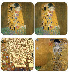 Czworka Parafa poháralátét 4db-os szett, KLIMT