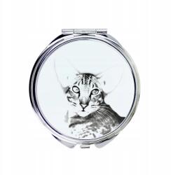 Macska Oriental kompakt zsebtükör macskával fényképpel (5055882482548)
