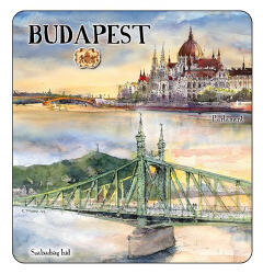 Czworka Hűtőmágnes, Budapest (magn-BU38)