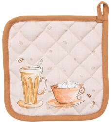 Clayre & Eef Edényalátét 20x20cm, 100% pamut, Your Favourite Breakfast