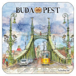 Czworka Parafa poháralátét, 1 db-os, Budapest (p0hala1-Bu20)