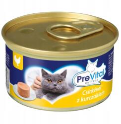 PreVital Mini Konzerv Mousse Felnőtt Macskáknak Csirkehússal 85G