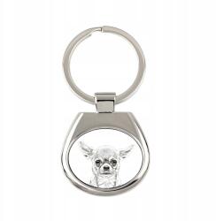 Art-Dog Chihuahua rövidszőrű kutya kulcstartó, fényképes kulcstartó, medál (5055882471634)