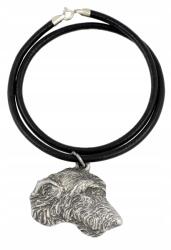 Art-Dog Ír farkaskutyás nyaklánc kutyával, szíjas medál, medál (5906111281442)