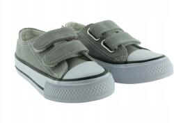  Gyerek tépőzáras tornacipő iskolai papucs JZL-04-1 r25 (JZL-04-1 GREY)