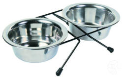 TRIXIE Eat on Feet állványos etetőkészlet - 2 x 0, 45 l (028-24831) - kiskedvencek