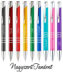 Ajándékgyár Gravírozott golyóstoll Nagyszerű tanárnő királykék (GGT07)