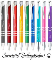 Ajándékgyár Gravírozott golyóstoll Szeretettel ballagásodra rózsaszín (GGT34)