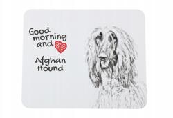 Art-Dog Afgán agár egérpad kutyával, az Ön fényképével (5055882490963)