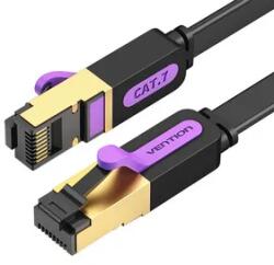 Vention Cablu de rețea plat UTP CAT7 RJ45 Ethernet 10Gbps 1m negru