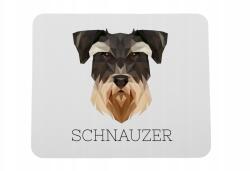 Art-Dog Schnauzer, Schnauzer egérpad geometrikus kutyával (5056739222669)