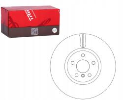 TRW Féktárcsák 2DB Első Mini F56 F57 Clubman F54 Countryman F60