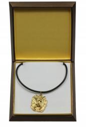 Art-Dog Yorkshire terrier aranyozott nyaklánc medál kutyával díszdobozban (5906111284276)