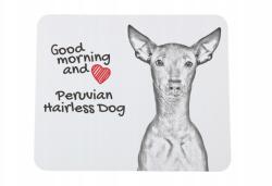 Art-Dog Meztelen perui kutya egérpad kutyával, az Ön fényképével (5055882492240)