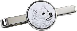 Art-Dog American Eskimo Dog nyakkendőtű kutyával, az Ön fényképével (5055882496545)