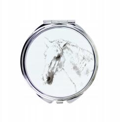  Lipicai kompakt zsebtükör lóval, fényképpel (5055882483101)