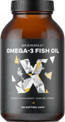 BrainMax Omega-3 Fish Oil, 180 capsule softgel