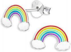Jubiler Karkosik Monkimau Lány fülbevaló, szivárványos, valódi ezüst 925 (AW/K94/W/AG)