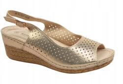 Goodin Szandál GD-FL1237 41 Arany áttört bőr talpbetét (GD-FL1237 Złote)