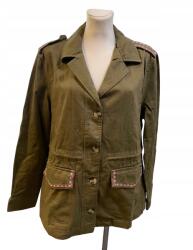 Springfield női blézer kabát 38-as, zöld