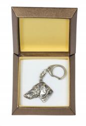 Art-Dog Tacskó rövidszőrű kutya kulcstartó díszdobozban, kitűző (5906111207824)