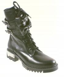 Simen Simeny 3307A Bokacsizma, fekete, Size 36, bőr (3307A)