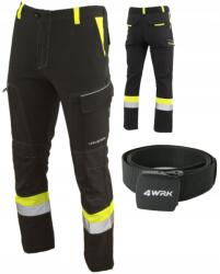 Keilor Téli Bélelt Munkavédelmi Nadrág Elasztikus softshell Stretch munkavédelmi öv L (OCIEPLANE SPODNIE ROBOCZE SOFTSHELL)