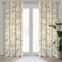 Takoy Draperie din catifea TONIA cu efect de uzură aurie 140 x 250 cm