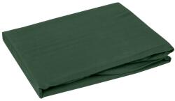 Takoy Cearceaf fără elastic 180x210 cm din bumbac satinat, culoare verde închis 125 g/m2 DINA Diva Line