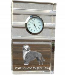  Portugál kutya mintás kristály asztali karóra az Ön fényképével (5060381107946)