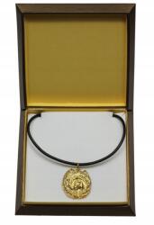 Art-Dog Chow Chow aranyozott nyaklánc medál kutyával ajándékdobozban (5906111284160)