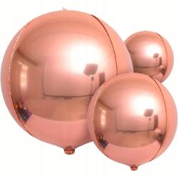 brokatove Lufik Rózsaszín Arany 4D Rose Gold 20 db Gömb alakú 26 cm Exclusive