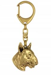 Art-Dog Bulterier aranyozott kutya kulcstartó, exkluzív kulcstartó (5906111204243)