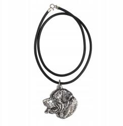 Art-Dog Rottweiler nyaklánc kutyával, kézműves medál, medál (5906111281770)