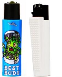 Clipper Bricheta Best Buds + Grinder cover albastru x1 Bricheta