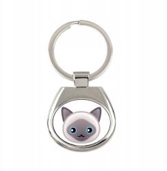 Art-Dog Macska Jávai macska kulcstartó, grafikai kulcstartó, medál (5056739255384)