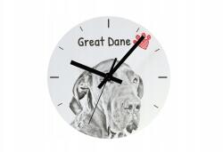  Német kutya falióra kutyával lógó és álló személyre szabható fényképpel, 20 cm (5060381105744)