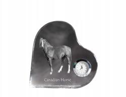 Art-Dog Kanadai ló szív alakú kristály óra az Ön fényképével (5055882453036)