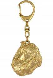 Art-Dog Skót juhászkutya, Collie aranyozott kutya kulcstartó, kulcstartó (5906111204458)