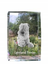 Art-Dog Lakeland terrier kutya kép kristályban, ajándéktárgy, trófea, köszönetajándék (5055882466562)