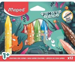 Maped vastag zsírkréta készlet 12 színű - Jungle Fever (IMA861400)
