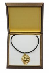 Art-Dog Lengyel alföldi juhászkutya aranyozott kutya nyaklánc ajándékdobozban (5906111285365)