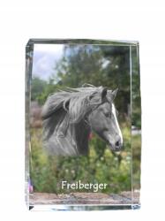 Art-Dog Freiberger ló kristályos fotó, emléktárgy, trófea, köszönetajándék (5055882468368)