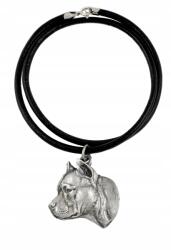 Art-Dog Amerikai Staffordshire terrier nyaklánc kutyával, szíj medál (5906111280537)