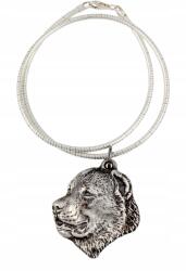 Art-Dog Közép-ázsiai juhászkutya nyaklánc kutyával medál ezüst láncon (5906111282746)